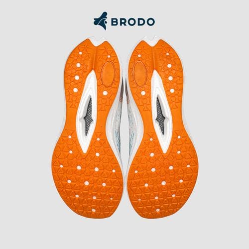 Brodo - Running Shoes Active Venturi White Blue Orange - Gambar 3