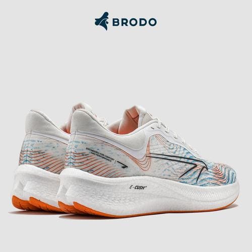 Brodo - Running Shoes Active Venturi White Blue Orange - Gambar 2